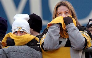 Sad Pittsburgh Steelers fans