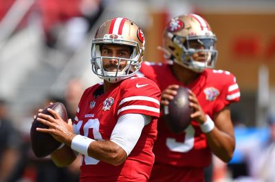 49ers' QB situation is weird, but it's chill vibes for Lance, Jimmy G