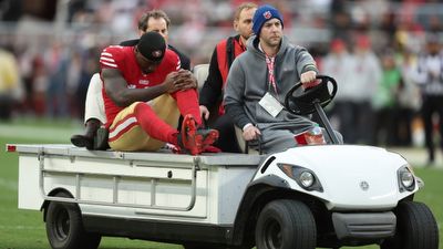 All-Pro 49ers receiver Deebo Samuel carted off with ugly leg injury