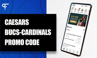 Caesars promo code unlocks $1,250 Buccaneers-Cardinals bonus