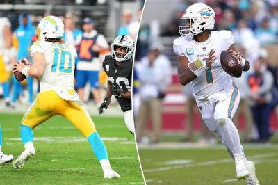 Chargers vs. Dolphins predictions: 'Sunday Night Football' odds, picks