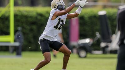 Chris Olave Saints training camp: Rookie WR makes filthy move on route