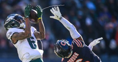 Eagles-Bears snap counts: A.J. Brown and DeVonta Smith do the heavy lifting