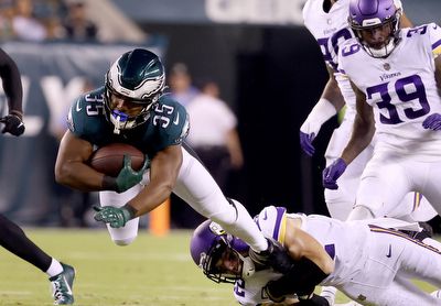 Eagles-Cardinals inactives: Boston Scott’s availability determined; 2 rookies active for 1st time
