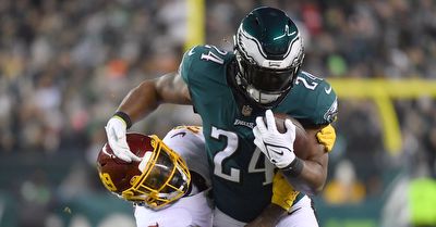 Eagles-WFT snap count analysis: Miles Sanders and Jordan Howard share the workload
