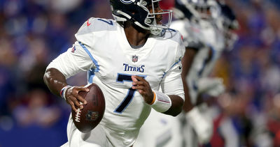 Fans Call for 'Malik Willis Time' as Ryan Tannehill, Titans Blown Out by Bills on MNF