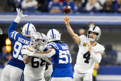 Indianapolis Colts Could Get 'Creative' for Las Vegas Raiders' Derek Carr