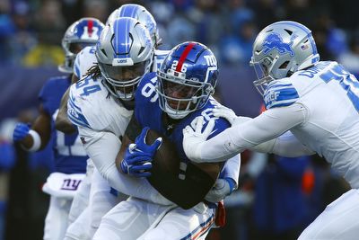 Inside the locker room: Saquon Barkley impressed by Lions defense after rough day