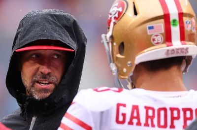 Kyle Shanahan was asked whether 49ers would consider trading Jimmy Garoppolo to Cowboys