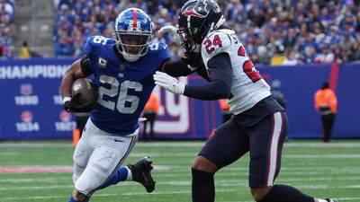 Lions vs. Giants Prediction: Saquon Barkley's Rushing OVER Easy Bet Against Poor Rushing Defense