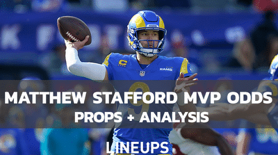 Matthew Stafford Super Bowl 56 MVP Odds