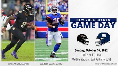 New York Giants vs. Baltimore Ravens: How to Watch, Odds, History and More