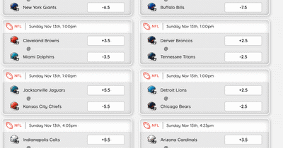 NFL Week 10 Betting Guide: Matchups, Spreads and Odds