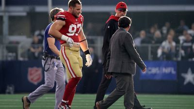 Nick Bosa Ruled Out of Wild Card Game With a Head Injury