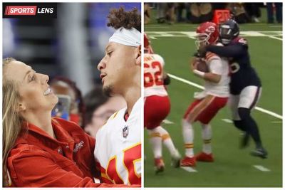 Patrick Mahomes' Wife Blasts 'Inconsistency' of Officiating After Chiefs QB is Whipped to the Floor