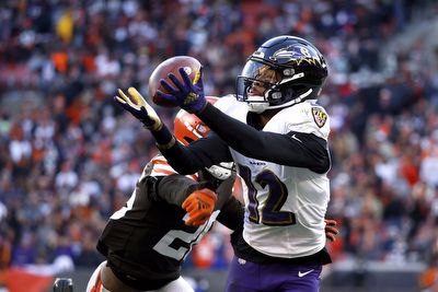 Ravens rookie WR Rashod Bateman notches first 100-yard performance in breakout game vs. Browns