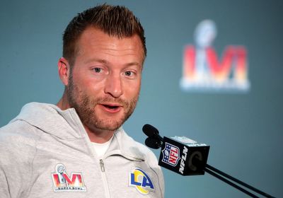 Sean McVay reacts to Aaron Donald's record breaking deal amid salary cap woes