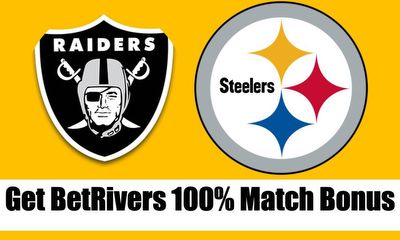Steelers-Raiders Bets We Like; BetRivers 100% Match Guarantee