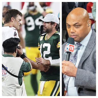 Tom Brady Told to "Quit" and "Retire Again" by Brutally Honest Charles Barkley in Aaron Rodgers' Presence