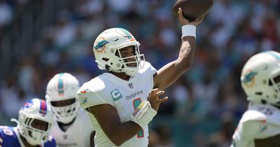 Tua Tagovailoa exits Dolphins-Bills game after late hit, is questionable to return