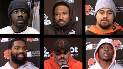Watch Myles Garrett, Jacoby Brissett and other Browns break down their upcoming game against the Bucs